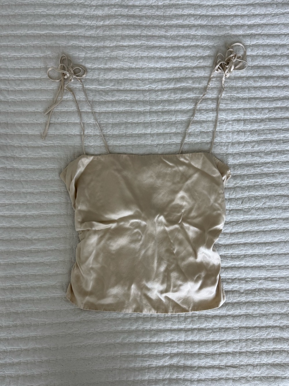Reformation Lucrezia Silk Top